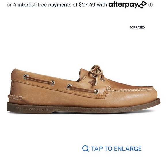 Never been worn!!! Size 12 sperrys. Was gifted the wrong size - Picture 3 of 5